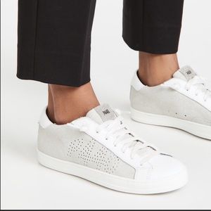 P448 John W Lace Up Sneaker Gray/White sz 38 NIB